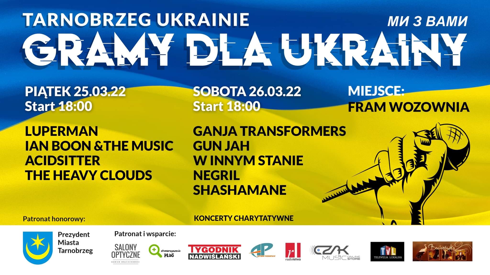 Tarnobrzeg Ukrainie - Koncert charytatywny